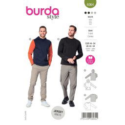Tipar bluza si hanorac pentru barbati 6064