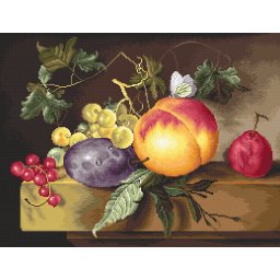 Set goblen de cusut, cu diagrama, Natura moarta, 26x20 cm