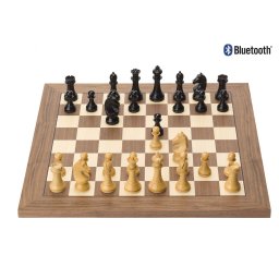 Tabla de sah electronica Bluetooth Walnut (in cutie cadou)