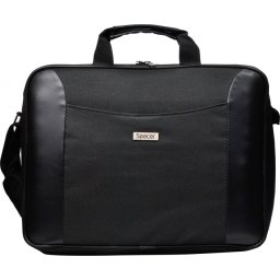 Geanta Notebook pana la 15.6", material din nylon, Negru, Dots SPACER SPM7942