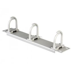 Panou cabluri 10" 1U cu 3 inele Gri, Delock 43419