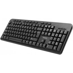 Tastatura USB 104 taste + 11 hotkeys Neagra, Spacer SPKB-169