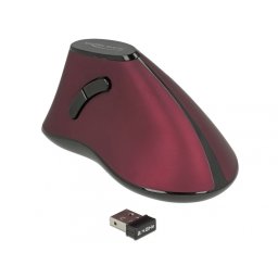 Mouse wireless ergonomic vertical optic, Delock 12528