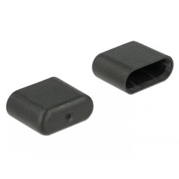 Protectie impotriva prafului pentru conector USB-C tata set 10 buc, Delock 64008