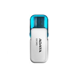 Stick USB 2.0 cu capac pliabil 32GB UV240 Alb, ADATA