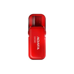 Stick USB 2.0 cu capac pliabil 32GB UV240 Rosu, ADATA