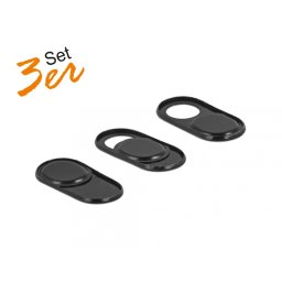 Set 3 bucati protectii camera pentru laptop/ smartphone/ tableta, Delock 20652