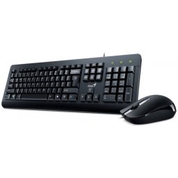 Kit tastatura si mouse KM-160 Negru USB, Genius