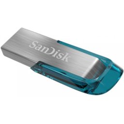 Stick USB 3.0 64GB SanDisk Ultra Flair Albastru, SDCZ73-064G-G46B