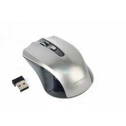 Mouse wireless 4 butoane Negru/Argintiu, Gembird MUSW-4B-04-BG