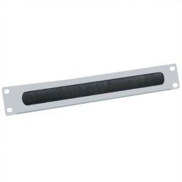 Panou cabluri cu perii ghidaj 19" 2U RAL7035 Gri deschis, Value 26.99.0314