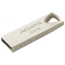 Stick USB 2.0 32GB aliaj zinc, rezistent la apa/praf/socuri Gold Crom, ADATA