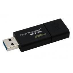 Stick USB 3.0 256GB DataTraveler Negru, Kingston DT100G3/256GB