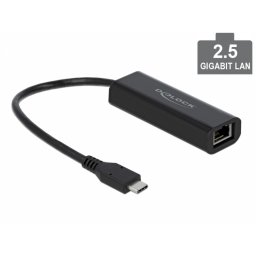 Adaptor USB 3.1-C la 2.5 Gigabit LAN, Delock 66298