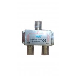 Splitter CATV coaxial (antena tv) 2 porturi 2450 MHz, SPLT-FC/2-ST-WL