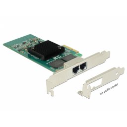 PCI Express la 2 x Gigabit LAN chipset Intel i350, Delock 89945