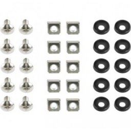 Set 50 buc suruburi M6 pentru montare rack, Gembird 19A-FSET-02