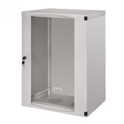 Cabinet perete 19" 15U 540 x 450 mm Gri, Logilink W15F64G