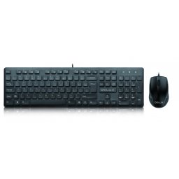 Kit tastatura + mouse USB Negru, Delux KA150U+M321BU