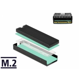 Radiator pentru M.2 SSD 2280, Delock 18353