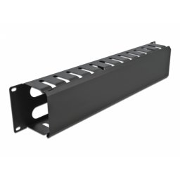 Organizator cabluri pentru cabinet 19" 2U, Delock 66553