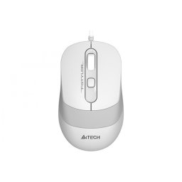 Mouse USB optic A4Tech Fstyler Alb/Argintiu, FM10 White