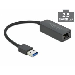 Adaptor USB 3.2-A la 2.5 Gigabit LAN, Delock 66646