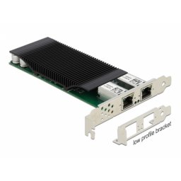 PCI Express x4 cu 2 x RJ45 Gigabit LAN PoE+ Intel i350, Delock 88500