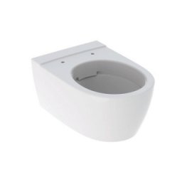 Vas WC suspendat Geberit iCon Round Rimfree 53cm alb