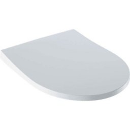 Capac WC slim Geberit iCon Round cu inchidere lenta alb