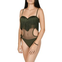 Costum baie intreg, Life Beach, kaki (Marime costum baie: S)