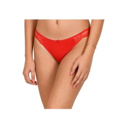 Chilot tanga cu dantela, Lemila (Culoare: Roz, Marime chilot: L)