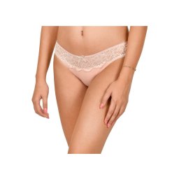 Chiloti semi-tanga cu dantela, Lemila (Culoare: Gri, Marime chilot: XL)