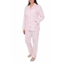 Pijamale dama cu nasturi, Amalia, roz (Marime pijama: 2XL)