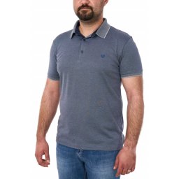 Tricou polo uni, Simenti, gray blue (Marime tricou: XL)