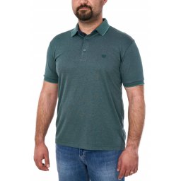 Tricou polo uni, Simenti, verde forest (Marime tricou: M)