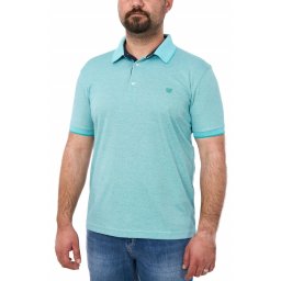 Tricou polo uni, Simenti, blue green (Marime tricou: 2XL)