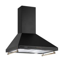 Klarstein Victoria, hotă extractoare, 60 cm, design retro, 644,5 m³ / h, 2 lumini LED (DSM-Victoria-60BK)