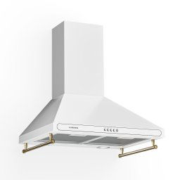 Klarstein Victoria, hotă extractoare, 60 cm, design retro, 644,5 m³ / h, 2 lumini LED (DSM-Victoria-60WH)