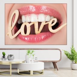 Tablou Canvas Love My Bright Smile TH52 (Dimensiune LxH: 150x100cm)
