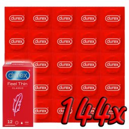 Durex Feel Thin Classic 144 pack