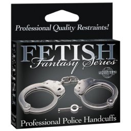 Fetish Fantasy Professional Police Handcuffs - Professional Metal Handcuffs