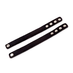 Perfect Fit Neoprene Snap Cockrings Black