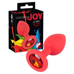 You2Toys Colorful Joy Jewel Plug Small Red