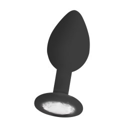 Ouch! Regular Diamond Butt Plug Black