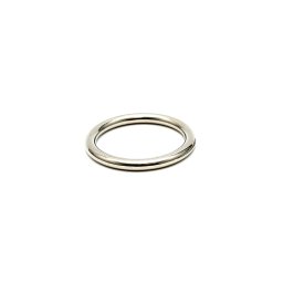 Rimba Solid Metal Cockring 6mm Thick 7371 50mm