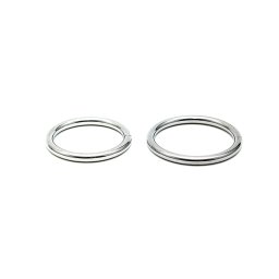 Rimba Welded Metal Cockring Set 7370 40 + 45mm