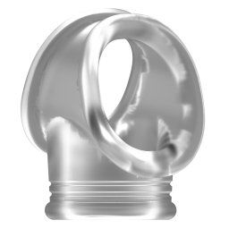 Sono No.48 Cockring with Ball Strap Transparent