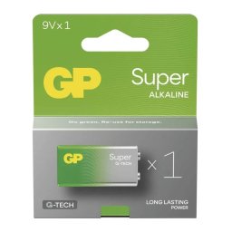 GP Super Alkaline Battery 9V 1 pc