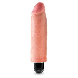 Pipedream King Cock 6" Vibrating Stiffy - Realistic Vibrator 16cm Body